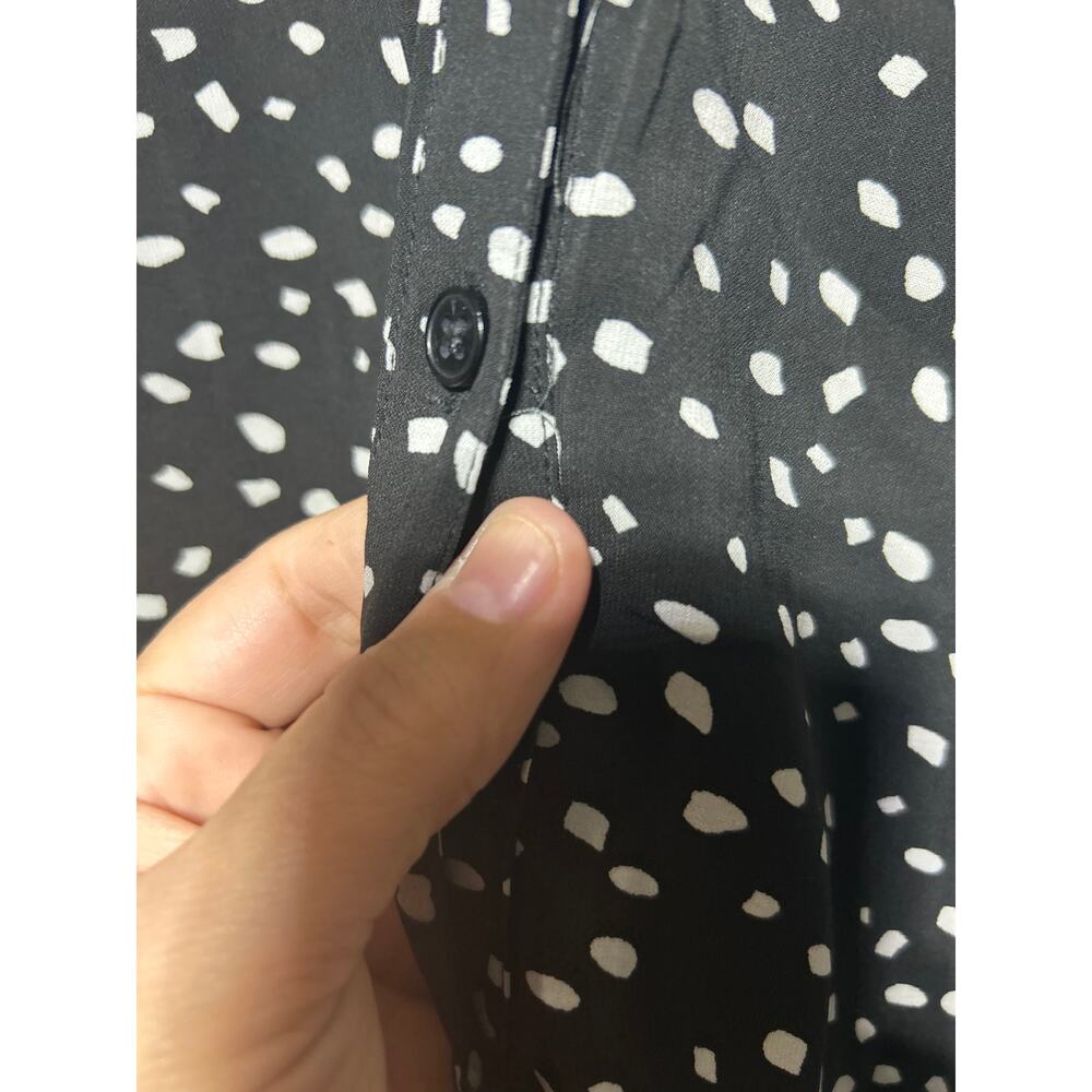 Catherines Button Up 5X Black Lot of 2 3/4 Sleeve Classic Business Casual - Picture 3 of 13